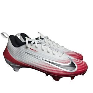 Nike Vapor Speed 3 Cleats White Crimson Metallic Silver Black HM8849-102 8.5